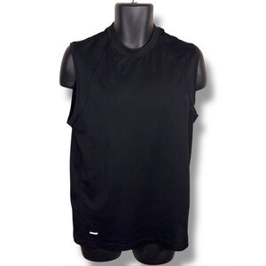 Medium Pro Spirit Men’s Black Sleeveless Athletic Top Activewear Lightweight